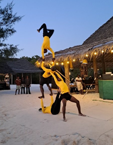 Kae plaža, zalazak sunca, Zanzibar