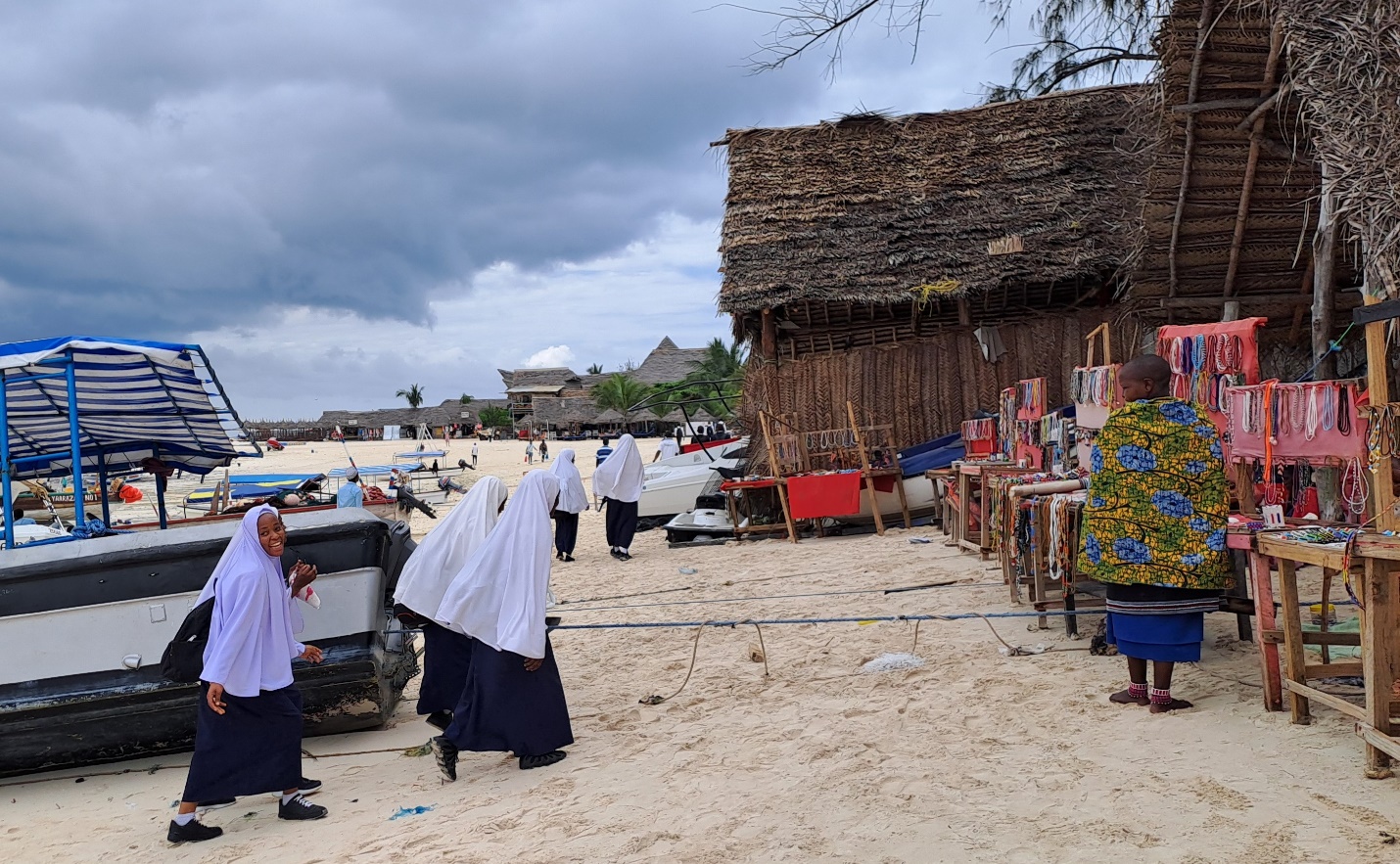 Kendwa plaža, Zanzibar Kendwa plaža na Zanzibaru, lokalno stanovništvo
