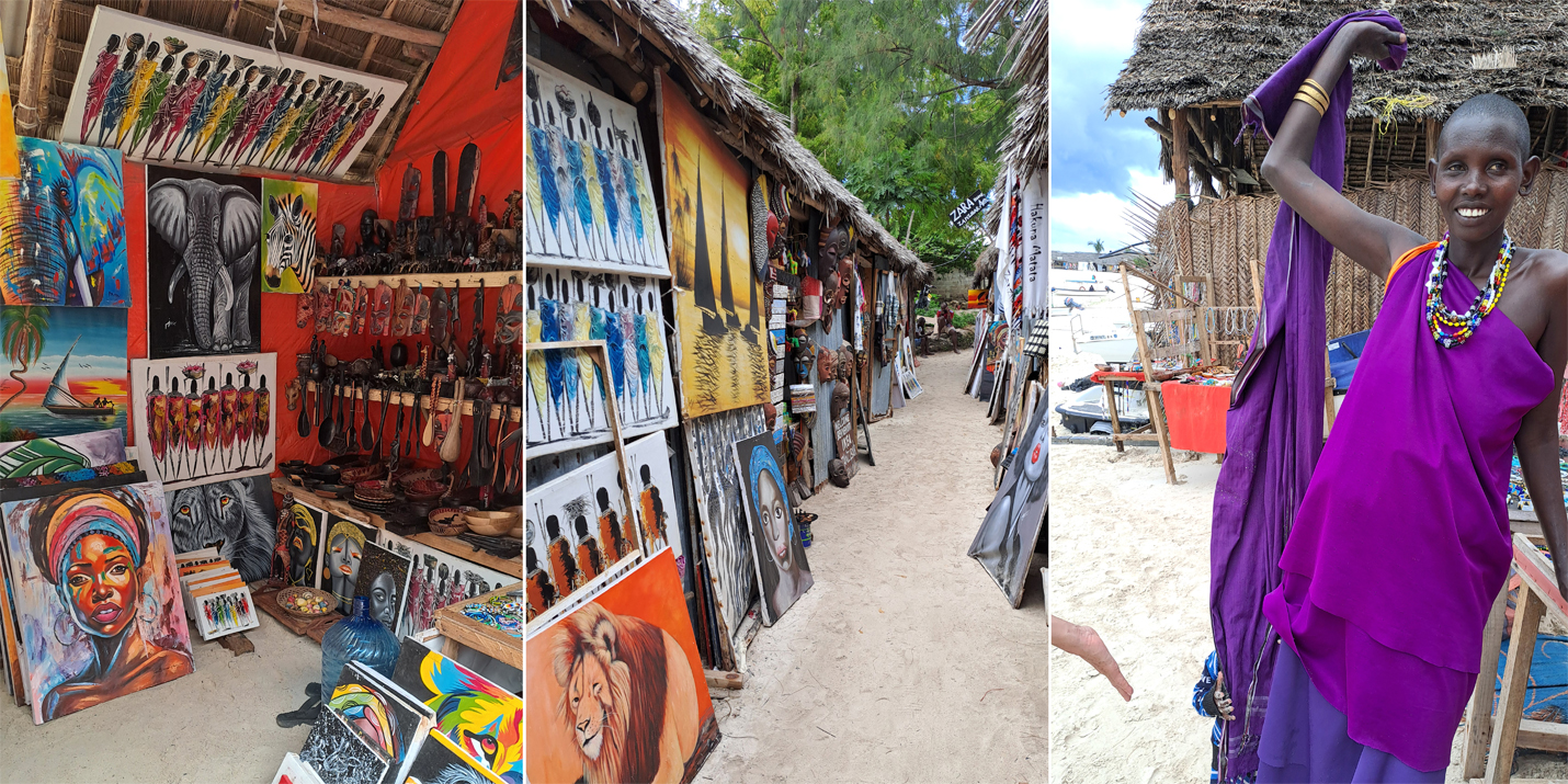 Kendwa plaža, Zanzibar Kendwa plaža na Zanzibaru, lokalno stanovništvo