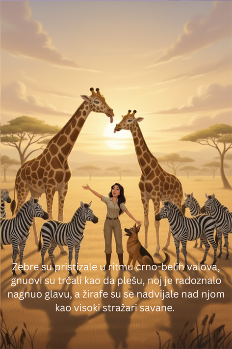 Animacija, Afrika, safari, Sandra i Aleks