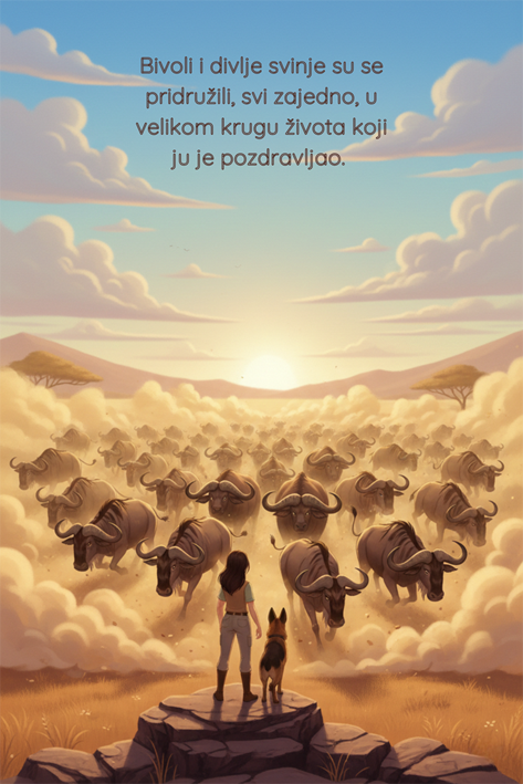 Animacija, Afrika, safari, Sandra i Aleks