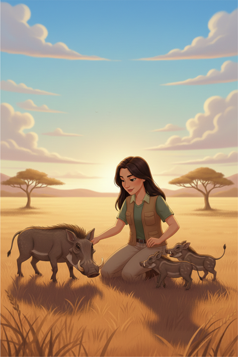 Animacija, Afrika, safari, Sandra i Aleks