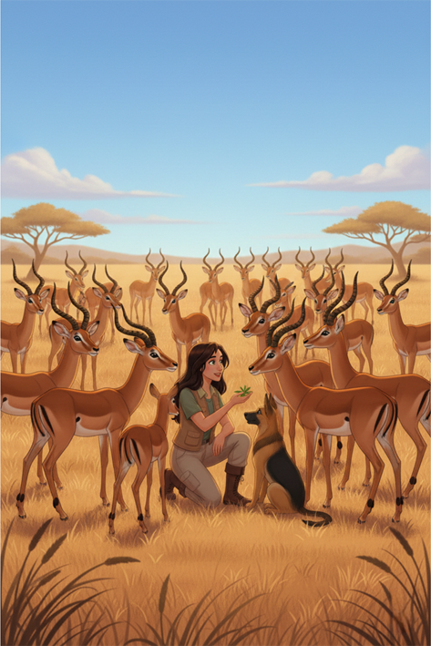 Animacija, Afrika, safari, Sandra i Aleks