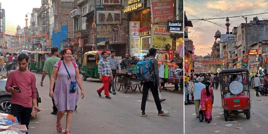 Ulice Nju Delhija.