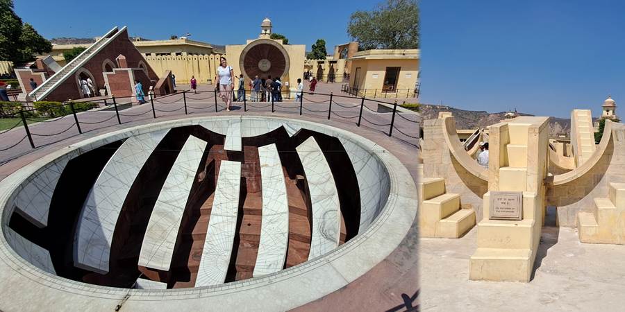 Kolaž kružnog stepeništa, Jantar Mantar