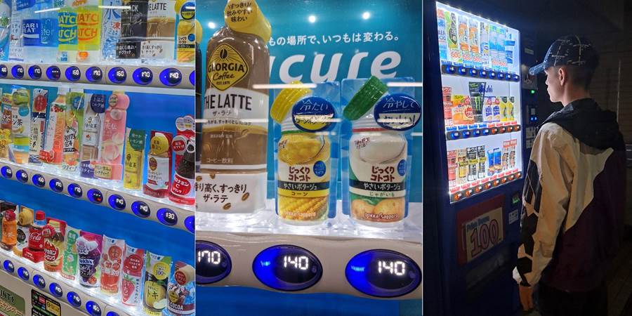Vending mašine, Tokio