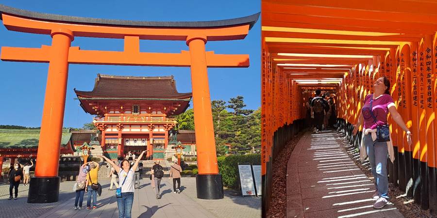 Crvene tori kapije, Fushimi Inari hram, Japan.