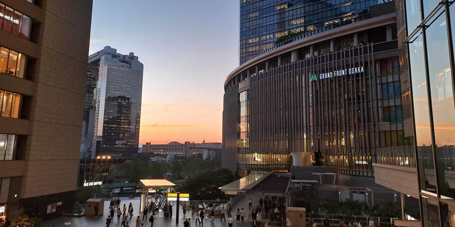 Osaka zalazak sunca