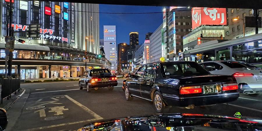 Osaka noć