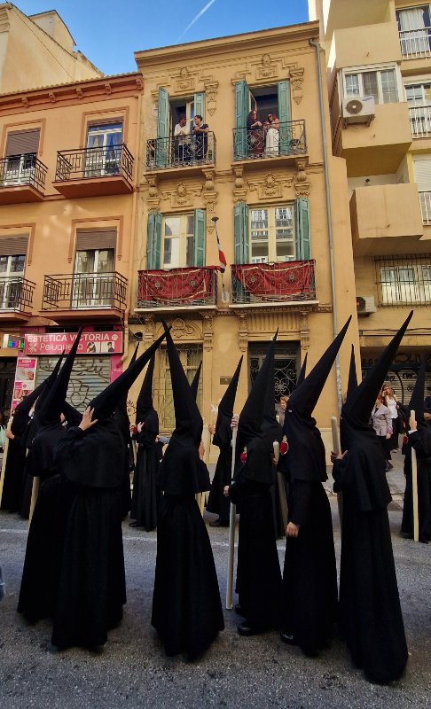 Malaga, procesije, kapuljače